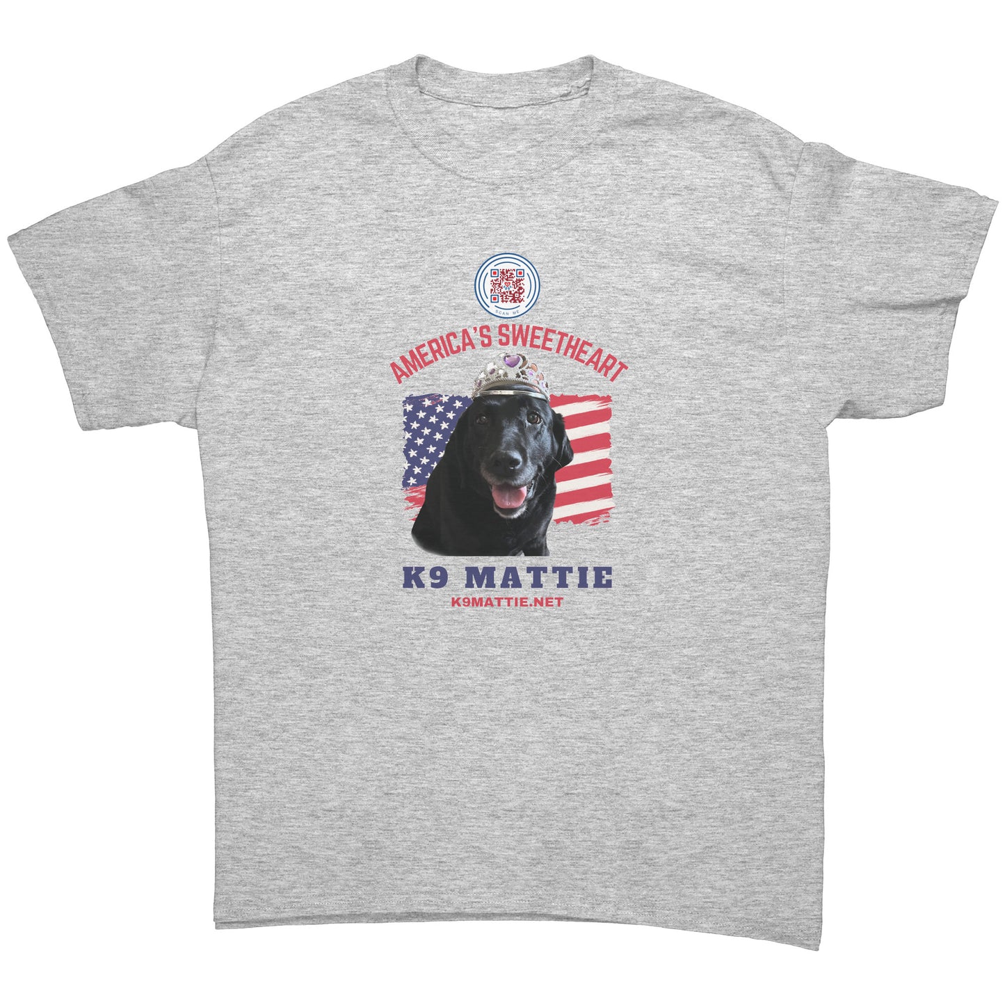 “Princess Mattie, America’s Sweetheart” Hanes Unisex T-Shirt
