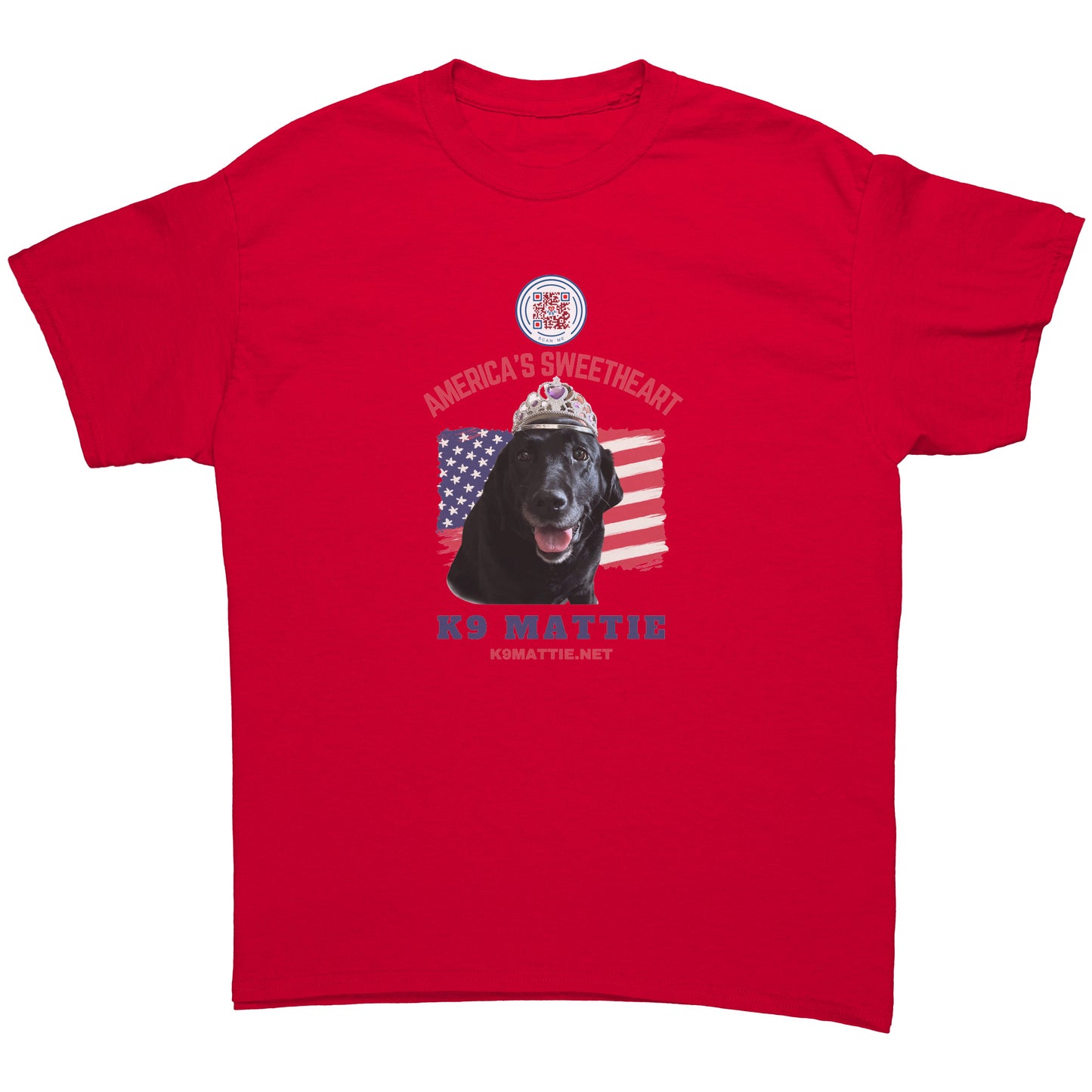“Princess Mattie, America’s Sweetheart” Hanes Unisex T-Shirt