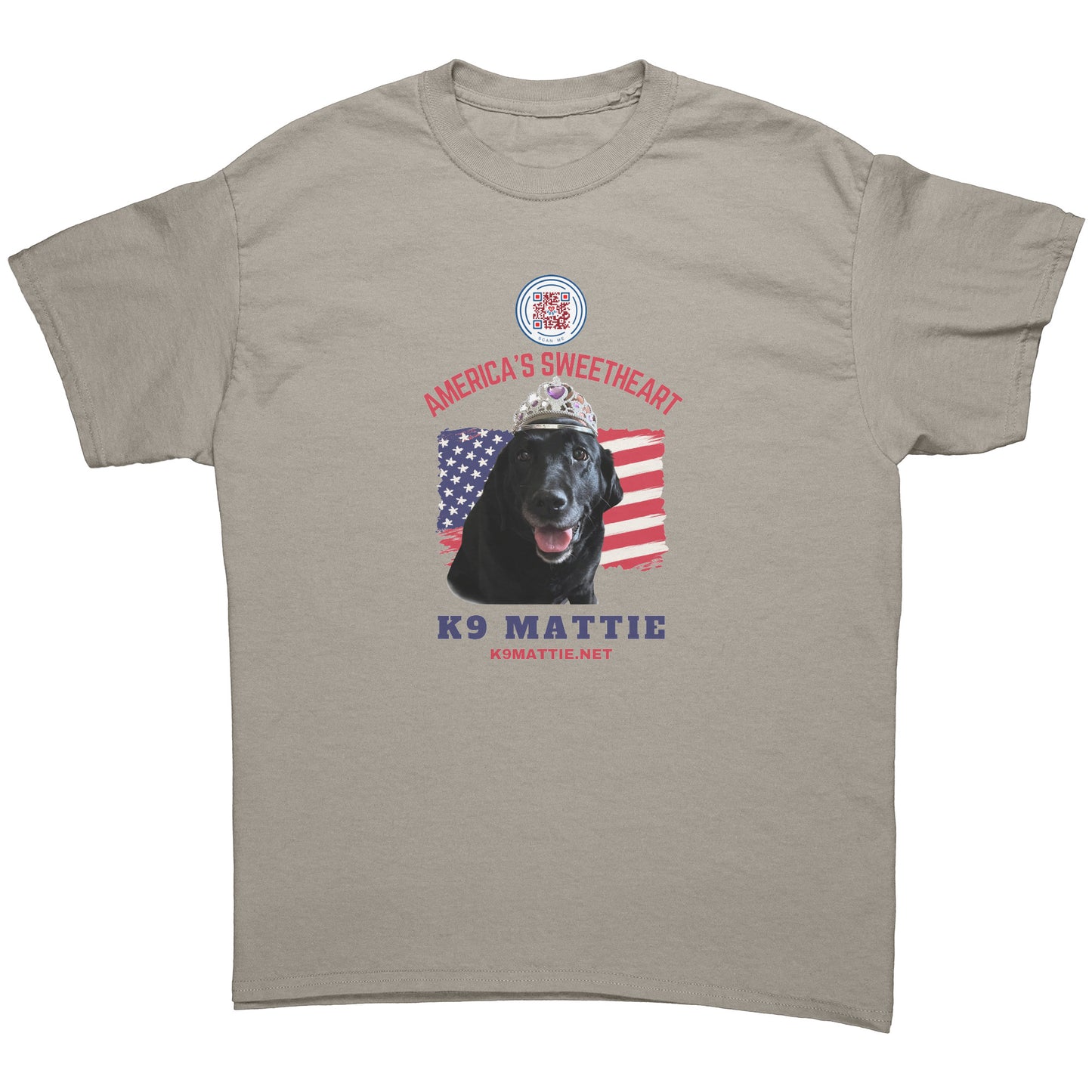“Princess Mattie, America’s Sweetheart” Hanes Unisex T-Shirt
