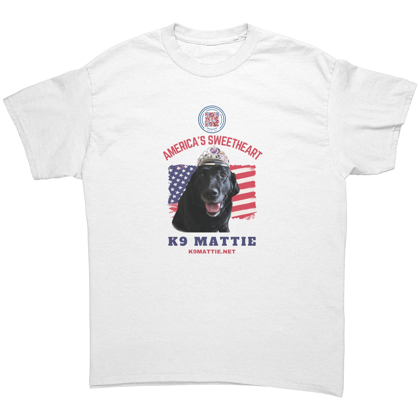 “Princess Mattie, America’s Sweetheart” Hanes Unisex T-Shirt
