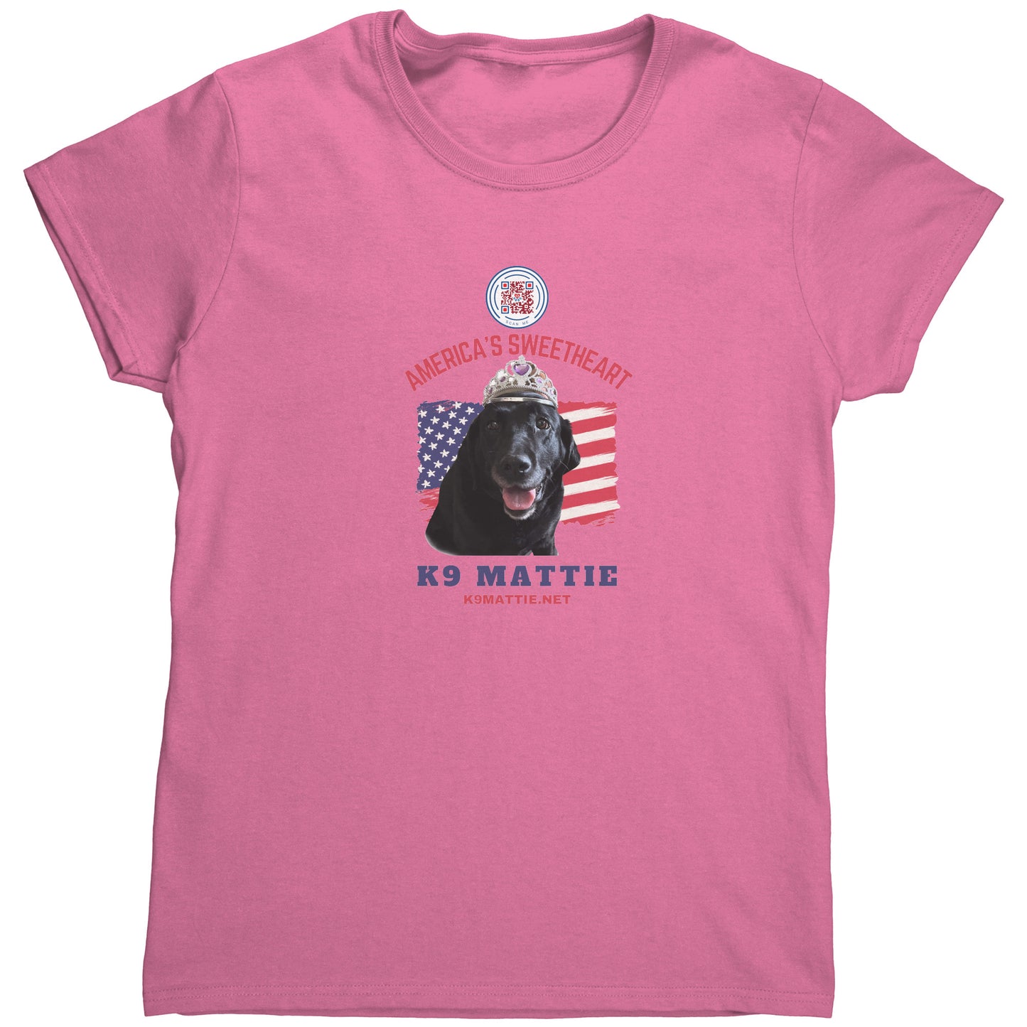 “Princess Mattie, America’s Sweetheart” Women’s T-Shirt