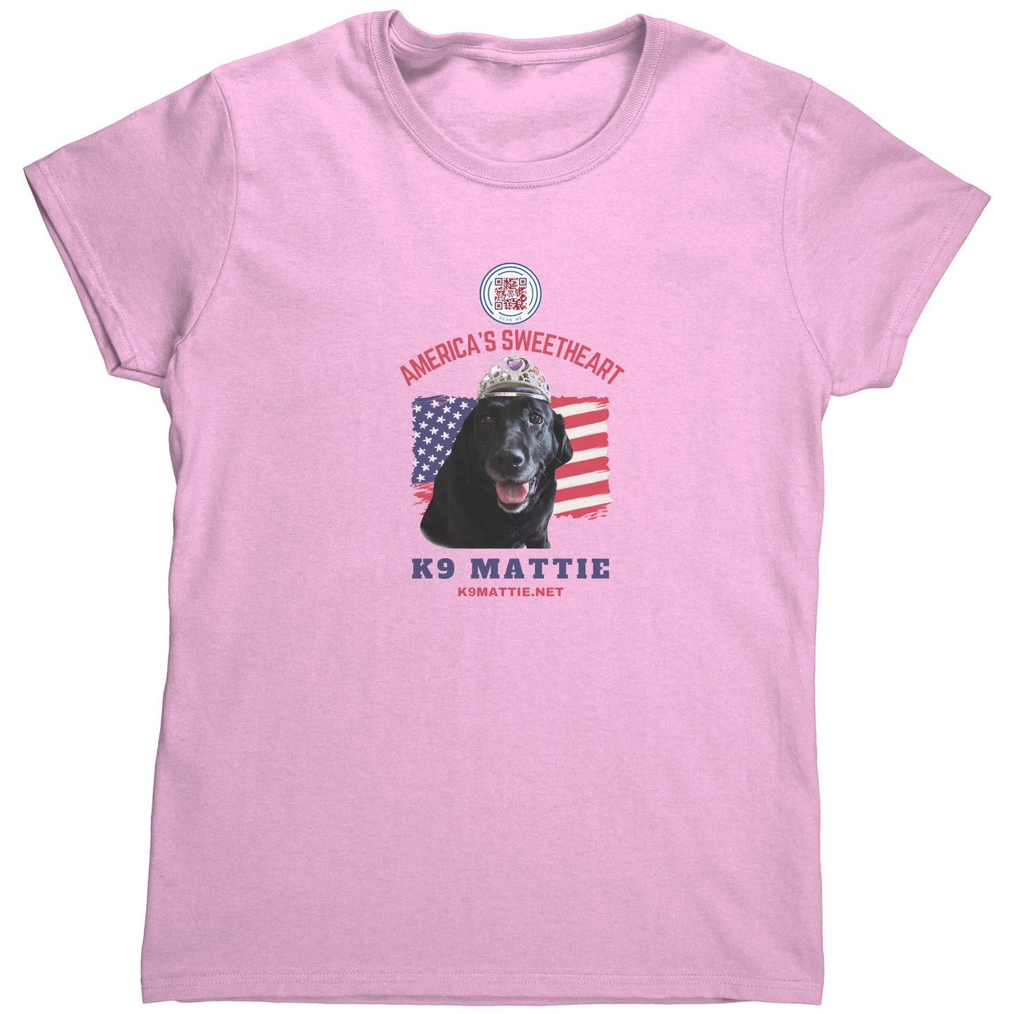 “Princess Mattie, America’s Sweetheart” Women’s T-Shirt